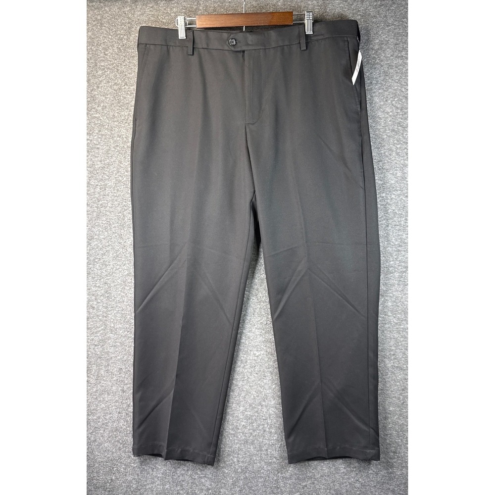 NWT IZOD Golf Basix Pants Black Mens 40x29 Classic Fit Sportflex Stretch‎ Career